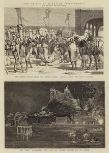 Il principe di Galles a Trichinopoly da Alfred Chantrey Corbould